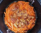 焼き鳥の缶詰としめじ人参の炊き込みご飯作り方3写真