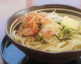 釜玉わさびバターだし醤油うどん作り方3写真