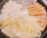 鍋つゆいらず、塩麹で、豚肉のにんにく塩鍋作り方4写真