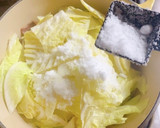白菜の卵とじ作り方6写真