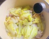 白菜の卵とじ作り方8写真
