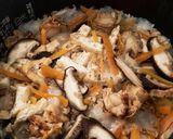 帆立の炊込みご飯作り方4写真
