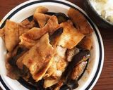 12分で簡単♪豚バラとナスの甘辛ごま炒め作り方5写真