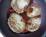 煮込みハンバーグBIG作り方5写真