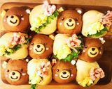 バレンタインに♫くまのちぎりパン作り方31写真