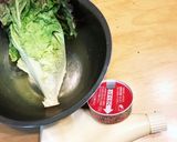 材料３つサニーレタスとシーチキンのサラダ作り方1写真