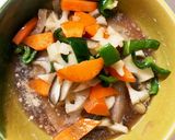 胸肉ブロッコリー中華丼味青椒肉絲風作り方13写真