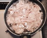 絶品☆豚肉とチンゲン菜の和風スープパスタ作り方2写真