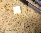 簡単!しらすと梅のガーリックパスタ作り方7写真