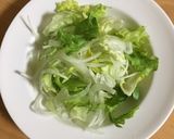 アボカドとレタスのサラダ作り方1写真