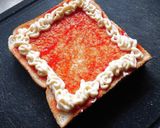 冷凍できるよ★ほうれん草ベーコントースト作り方1写真