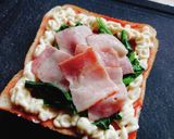 冷凍できるよ★ほうれん草ベーコントースト作り方4写真