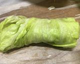 レタスで春巻き☆作り方4写真