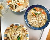 豆腐バーグ入り簡単坦々鍋味ドーム蒸作り方21写真