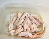 白菜と鶏むね肉のしっとりサラダ作り方3写真