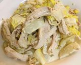 白菜と鶏むね肉のしっとりサラダ作り方5写真