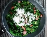 栄養満点☆ソフトケールのクリーム煮。作り方5写真