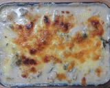 牡蠣と青さのりと野菜のグラタン作り方9写真