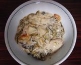 牡蠣と青さのりと野菜のグラタン作り方10写真