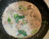 中華風鶏肉と青梗菜のクリーム煮作り方6写真