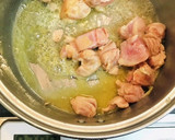 鶏肉と舞茸と白菜のクリーム煮・スープ作り方2写真