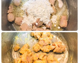 鶏肉と舞茸と白菜のクリーム煮・スープ作り方3写真