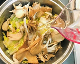 鶏肉と舞茸と白菜のクリーム煮・スープ作り方4写真