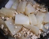 簡単♪美味♪レンジ大根と鶏ミンチの炒め煮作り方5写真
