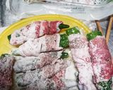お弁当★オクラ豚バラ巻き&エリンギ炒め作り方1写真