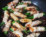 お弁当★オクラ豚バラ巻き&エリンギ炒め作り方2写真