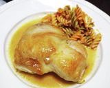 簡単！鶏もも肉のソテー白ワイン蒸し作り方5写真