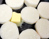 長いもステーキのバター白だし焼き作り方2写真