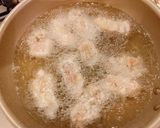 鶏肉の竜田揚げ(白ネギ甘酢ソースかけ)作り方5写真
