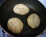 ふわっふわ♪とろける豆腐ハンバーグ作り方3写真