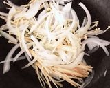 白滝えのき玉ねぎ明太子ソースパスタ作り方2写真