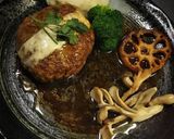 バター醤油のハンバーグ(*≧∀≦*)作り方5写真