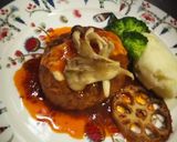 バター醤油のハンバーグ(*≧∀≦*)作り方6写真