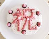 サクラサク♡お菓子の簡単桜咲くケーキ作り方4写真