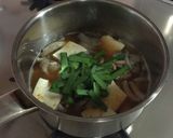 中味汁でひとりピリ辛チゲ作り方2写真