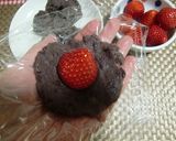 ★低糖質‼美味しい＊いちご大福＊♪作り方6写真