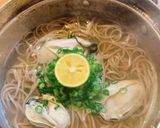 牡蠣と酢橘の蕎麦作り方5写真
