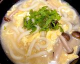 熱々★生姜香るきのこかき玉うどん作り方5写真