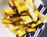 全てレンジさつま芋と大根の蜂蜜きんぴら作り方10写真