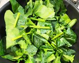 簡単5分！ほうれん草とサバ缶の炒め物作り方2写真