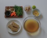 お正月の定番お雑煮の大豆ミート入りレシピ作り方1写真