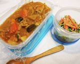 レンジある人は是非！カレー弁当！作り方3写真