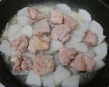 フライパンで簡単☆鶏もも大根の炒め照り煮作り方3写真