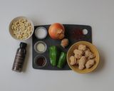 本格中華風!大豆ミートカシューナッツ炒作り方1写真