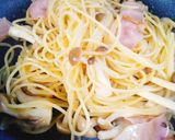♪しめじとベーコンの和風パスタ♪作り方5写真