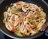 長ネギとちくわのゆずこしょう照り焼き作り方3写真